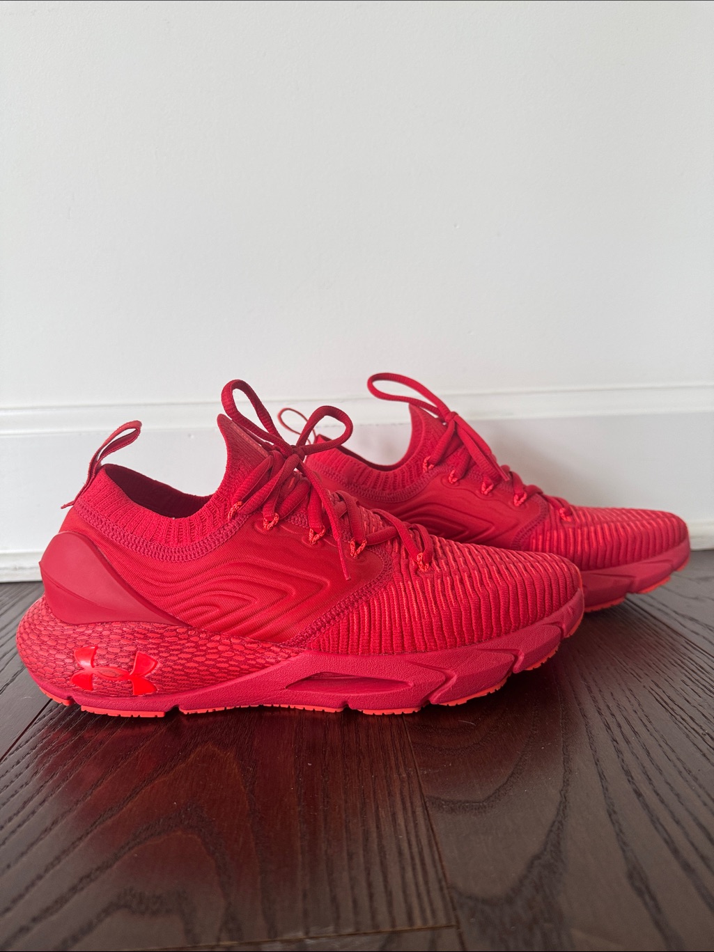 Under Armour All-Red Athletic Running Shoes